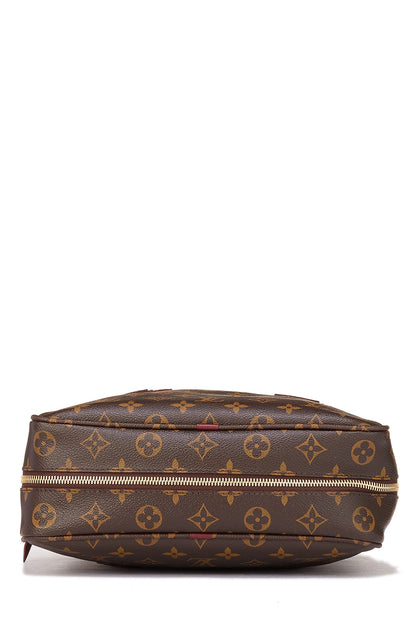 Louis Vuitton, Porte-Documents Vertical Bequia en Toile Monogram d'occasion, Marron