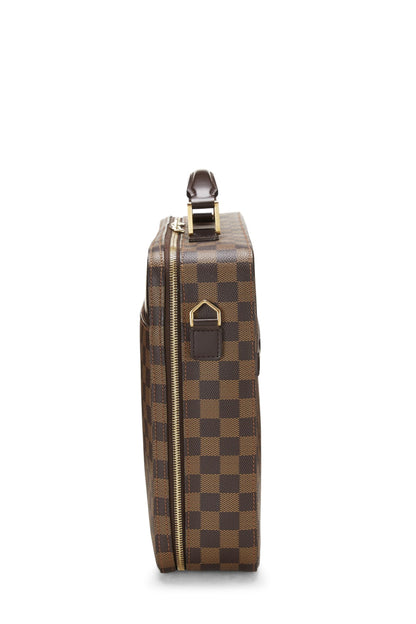 Louis Vuitton, Pre-Loved Damier Ebene Porte Ordinateur Sabana, Brown