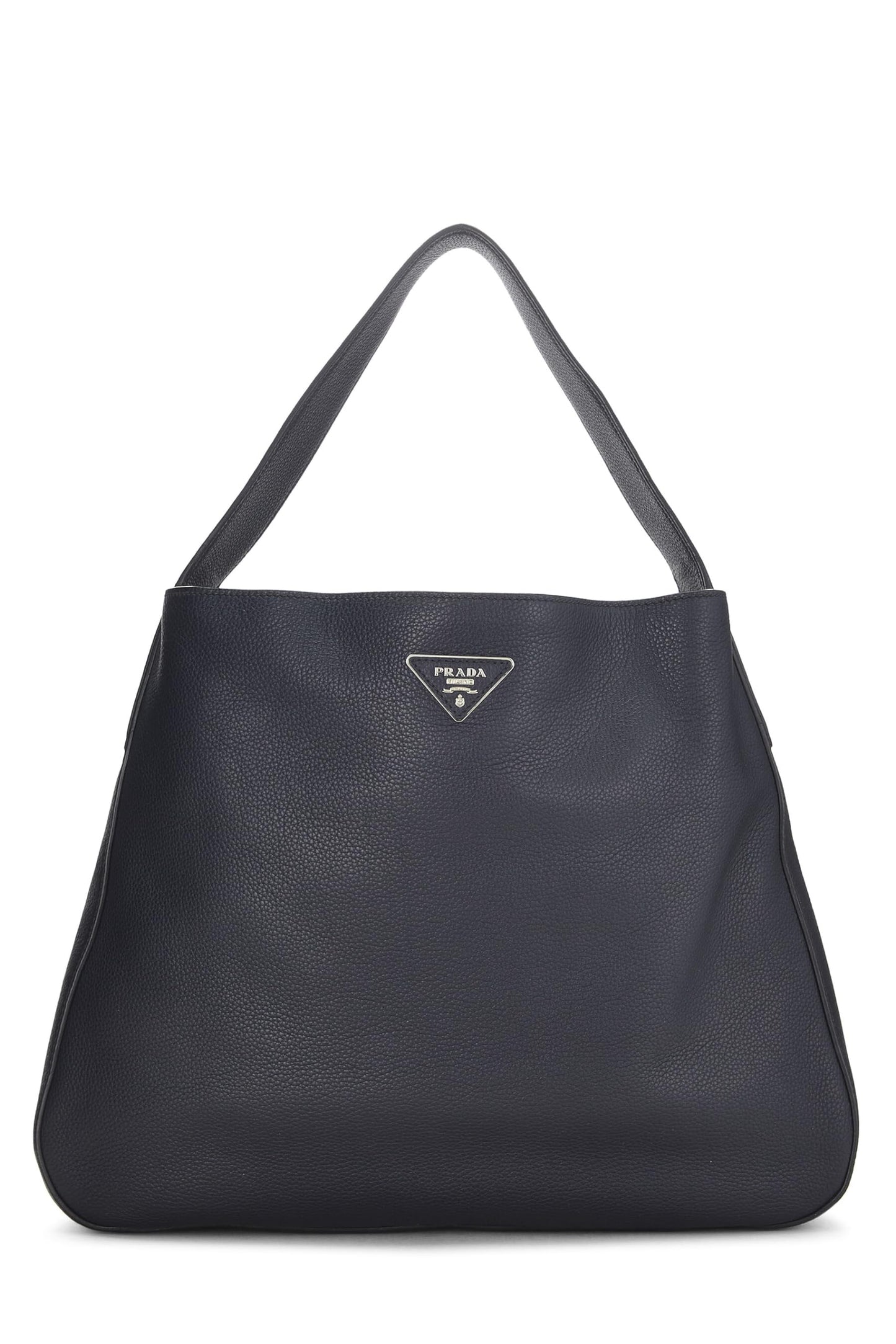 Prada, Pré-Aimé Marine Vitello Daino Hobo, Marine