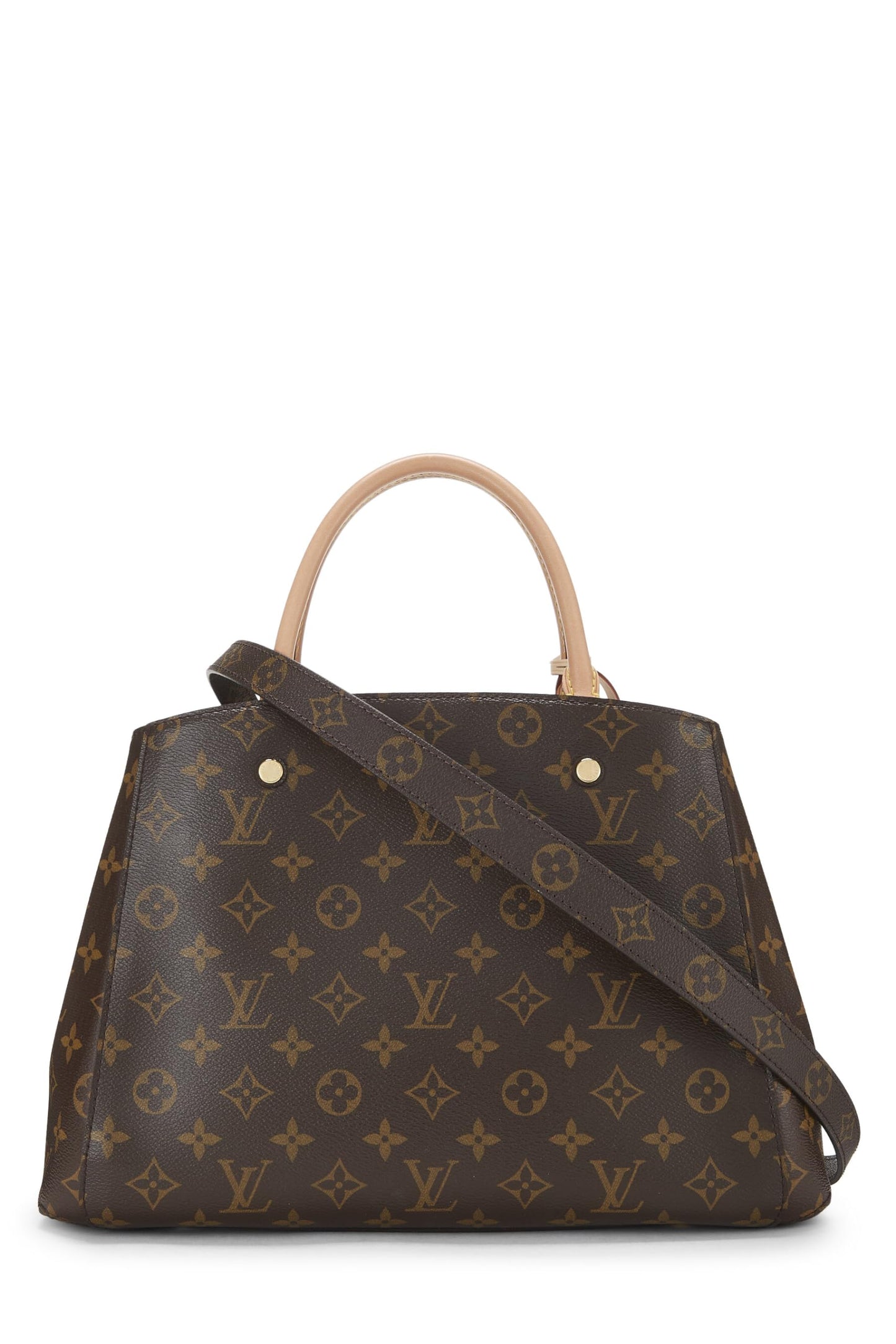 Louis Vuitton, Montaigne MM en toile monogram d'occasion, marron