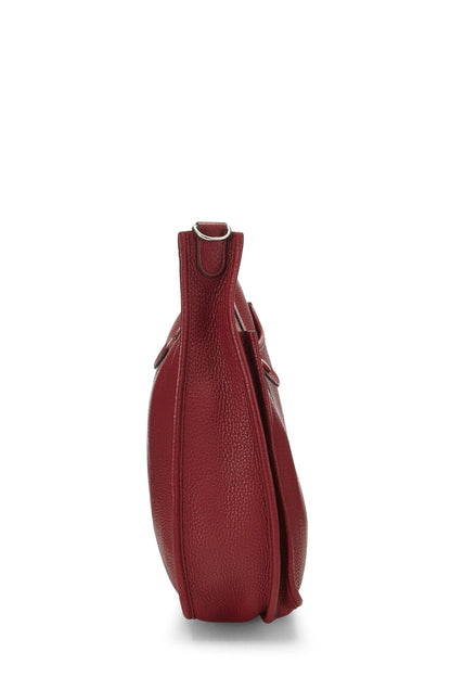 Hermès, Clémence Evelyne III GM Rouge d'occasion, Rouge