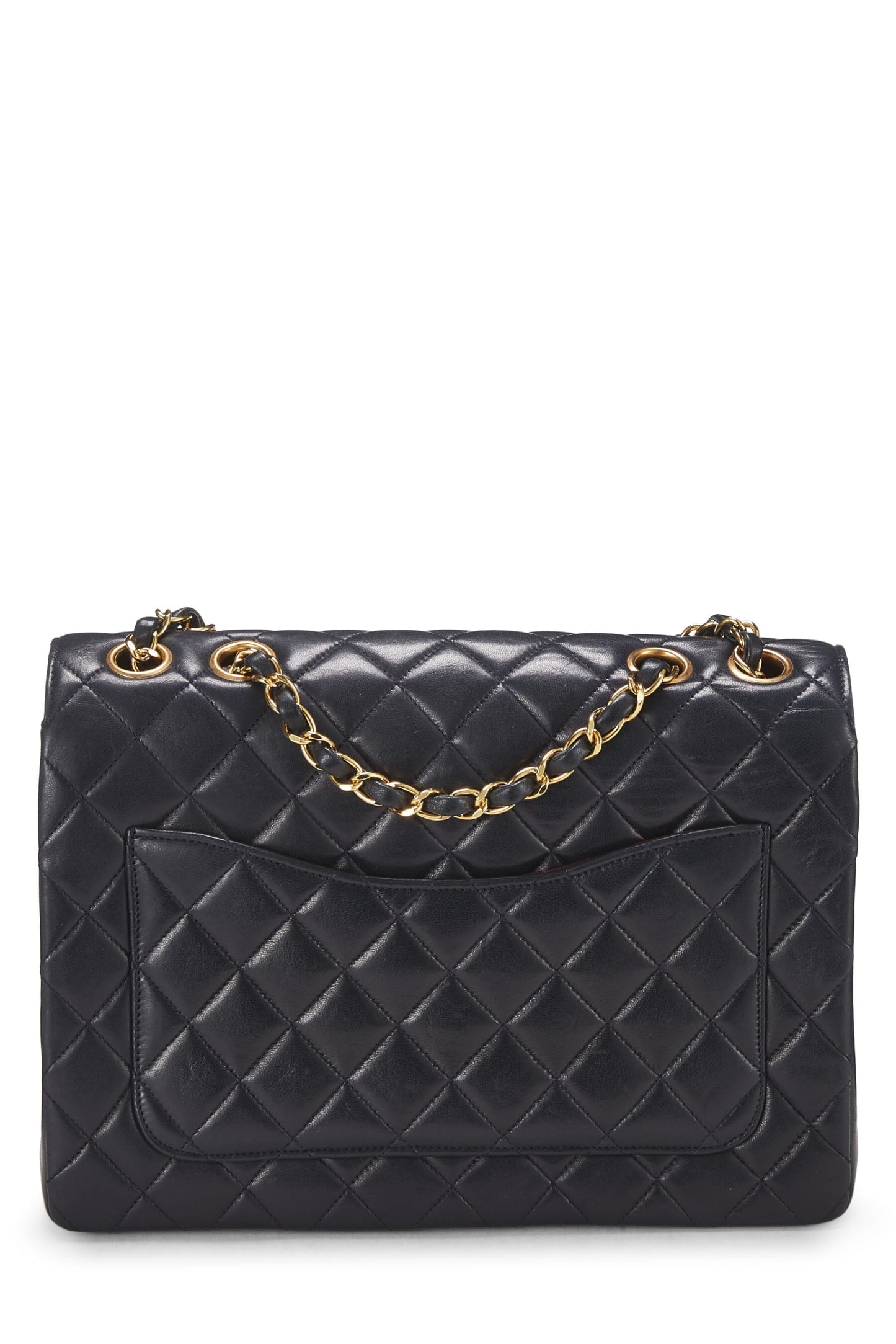 Chanel, Pre-Loved Navy Quilted Lambskin Paris Limited Flap Medium, Navy