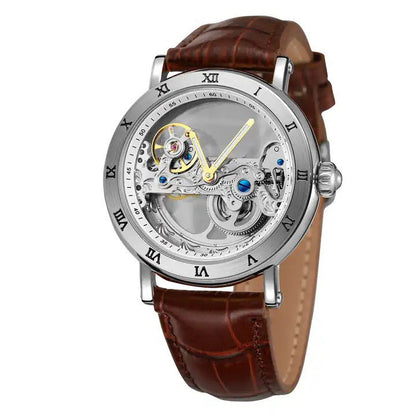 Fashion Double-sided Hollow Movement Automatic Mechanical Watch