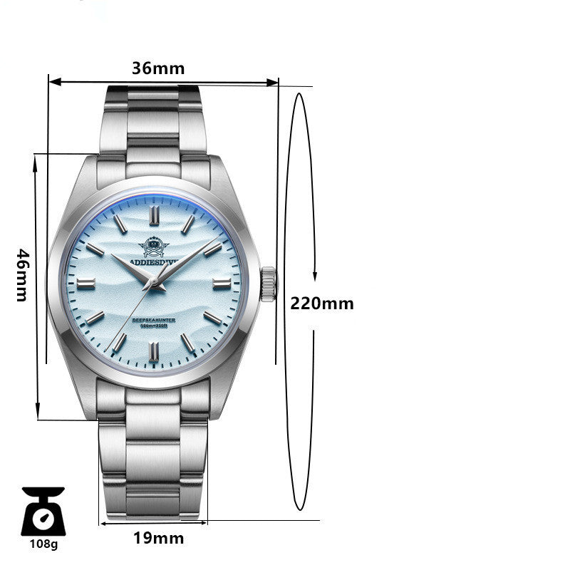 Stainless Steel Men's Watch Niche Quartz Decoration