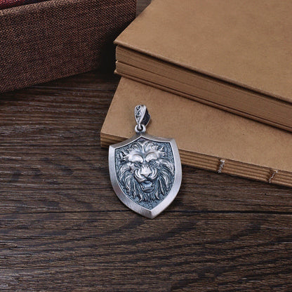 Men's Lion Tiger Head Domineering Pendant