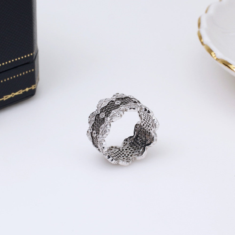 Women's Gold-plated Gingko Leaf Ring