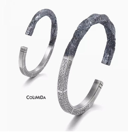 Bracelet Homme 99 Pieds Argent Mobius Anneau Avec Motif Boucle