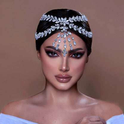 Simple And Elegant Rhinestone Hair Accessories With Diamonds