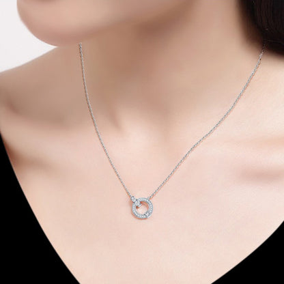 18K Fashion Diamond Clavicle Necklace