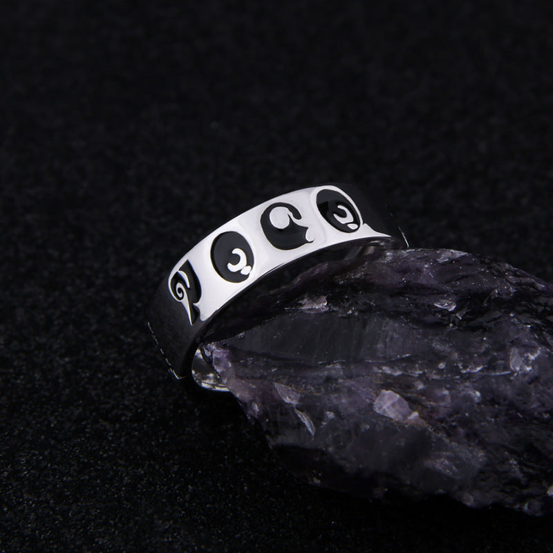 Small Circle Ring Anime Jewelry