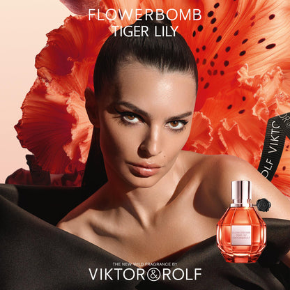 Viktor&amp;Rolf - Tiger Lily Eau de Parfum - Perfume para mujer - Floral, ambarino y afrutado - Con notas de coco y mango - 0,34 fl oz - Tamaño de viaje