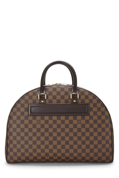 Louis Vuitton, Pre-Loved Damier Ebene Nolita XL, Marrón