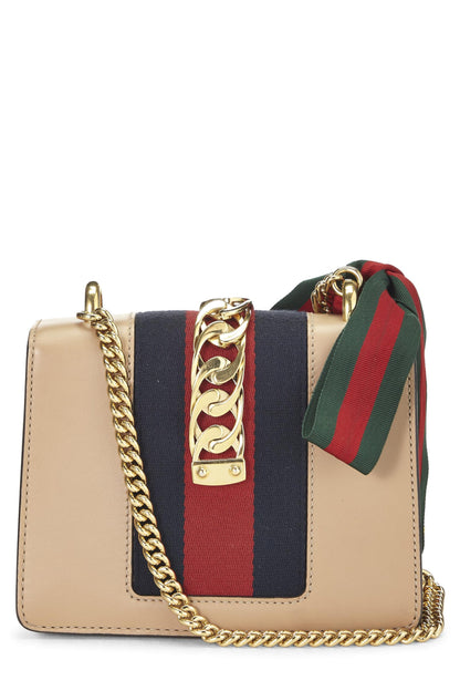 Gucci, Sylvie Mini en cuir beige d'occasion, beige