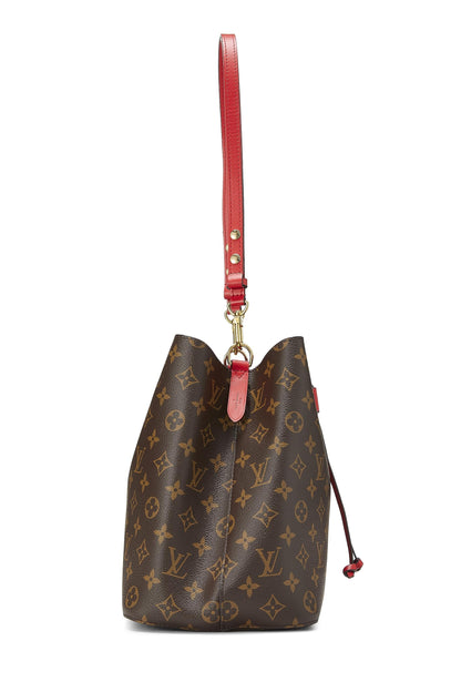 Louis Vuitton, Neo Noé en toile monogram rouge d'occasion, rouge