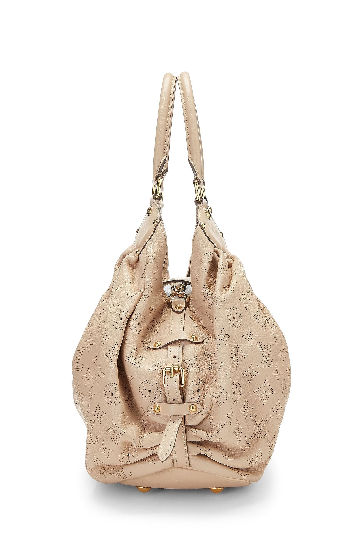 Louis Vuitton, Monograma Mahina grande en color beige Pre-Loved, Beige