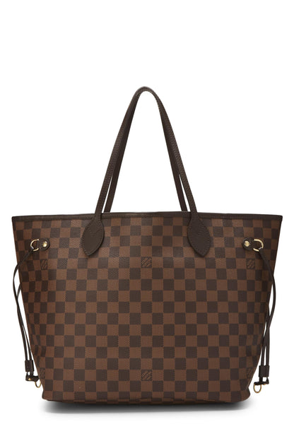 Louis Vuitton, Damier Ebene Neverfull MM d'occasion, rose