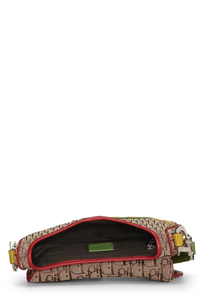 Dior, Sacoche Rasta Trotter Saddle d'occasion, multicolore