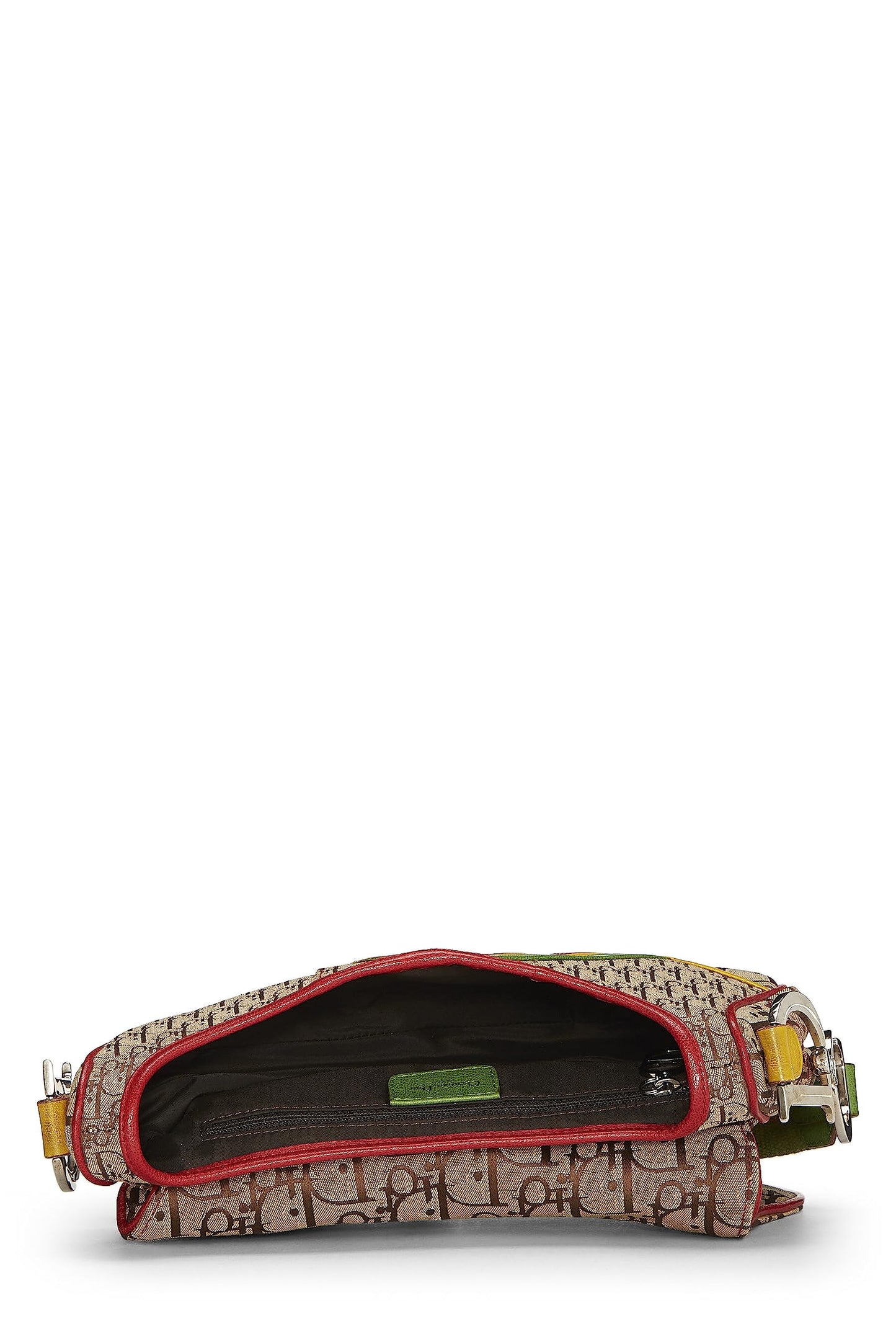 Dior, Pre-Loved Rasta Diorissimo Saddle Bag, Multi