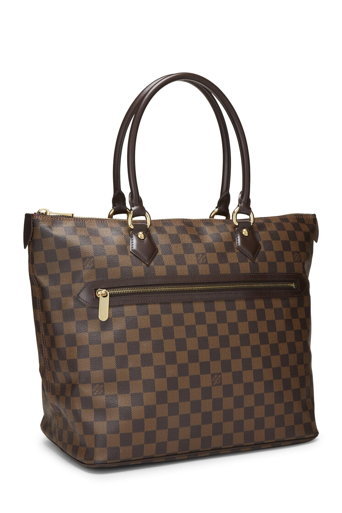 Louis Vuitton, Damier Ebene Saleya GM usado, Marrón