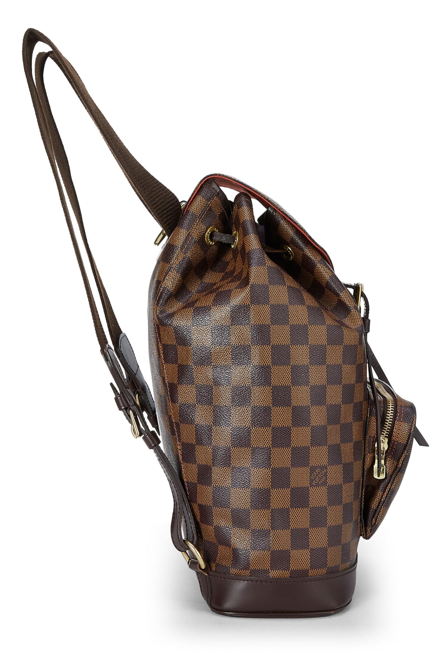 Louis Vuitton, Montsouris GM Damier Ebène d'occasion, marron