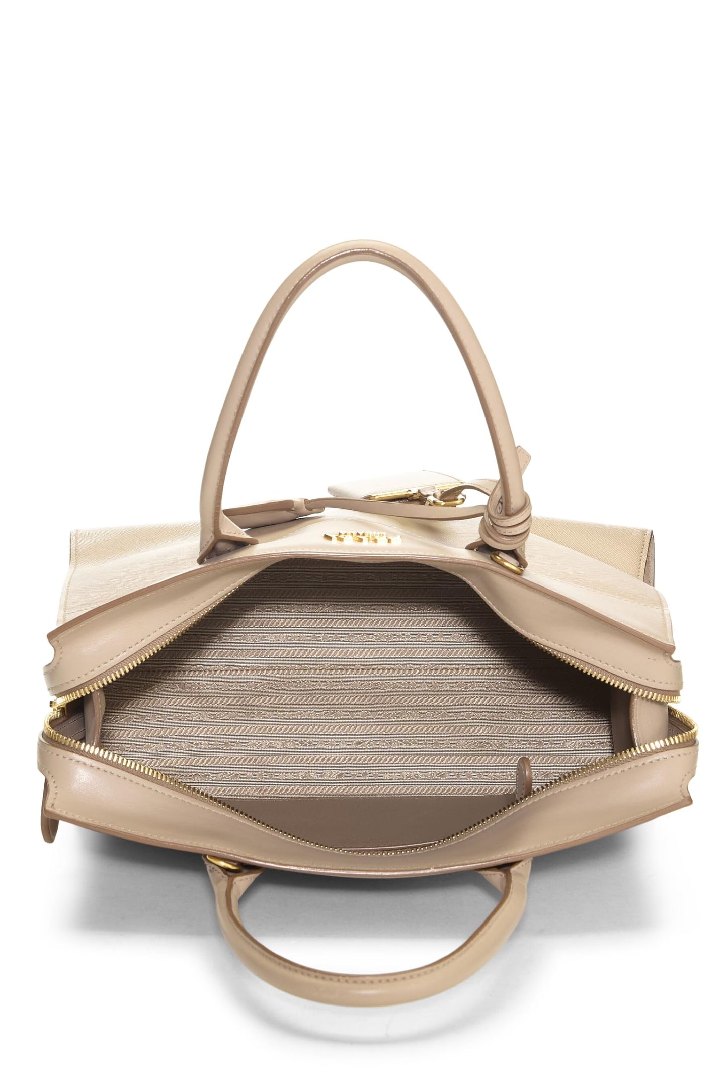 Prada, Esplanade Medium Beige Saffiano d'occasion, Beige