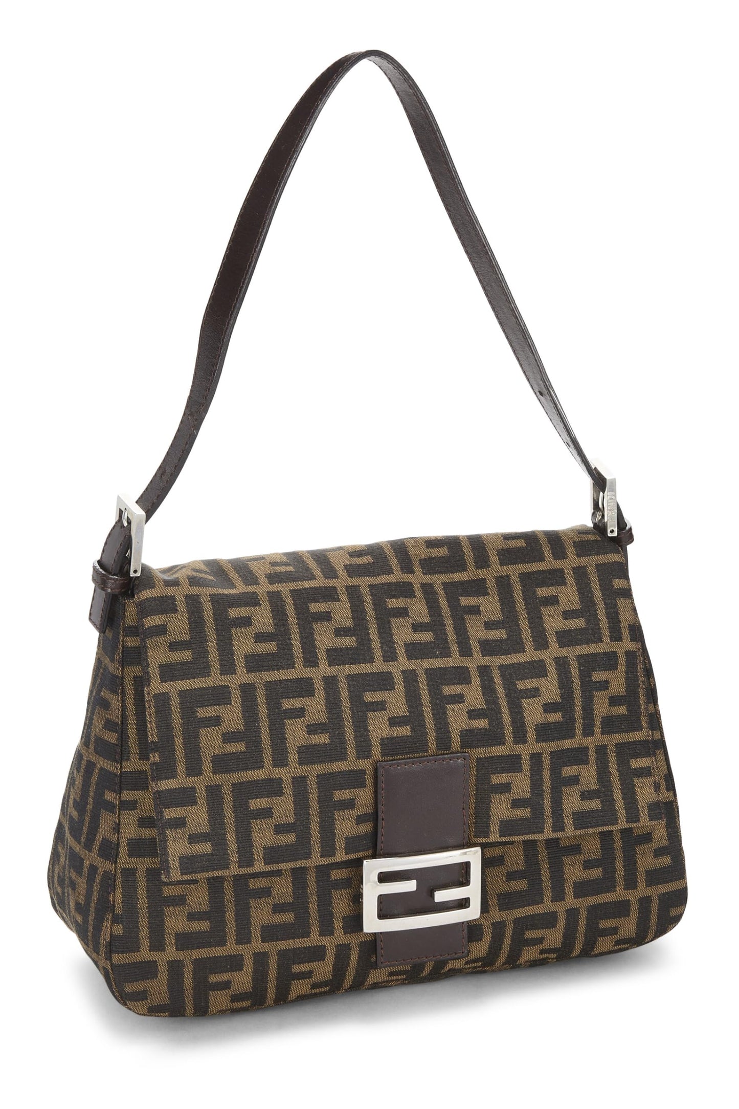 Fendi, Pre-Loved Brown Zucca Canvas Mama, Brown