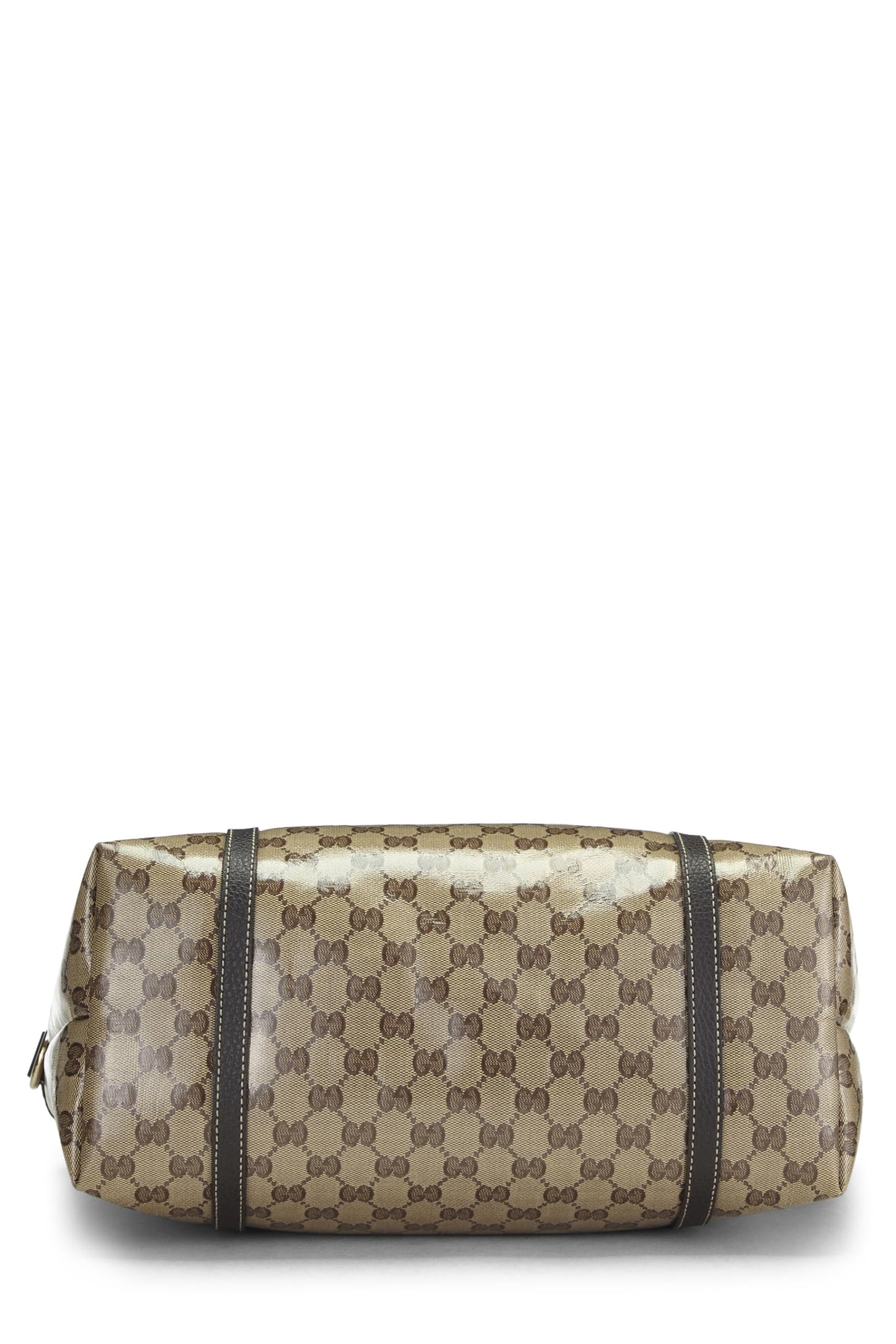 Gucci, sac fourre-tout Joy en toile marron à cristaux GG d'occasion, marron