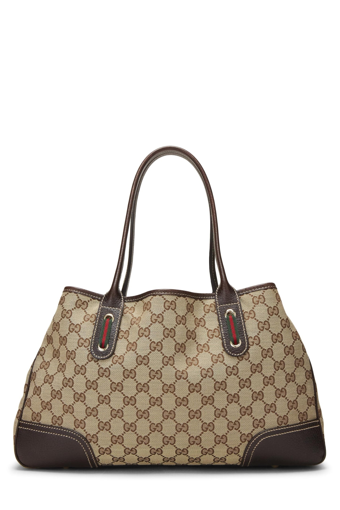 Gucci, Pre-Loved Original GG Canvas Princy Tote, Brown