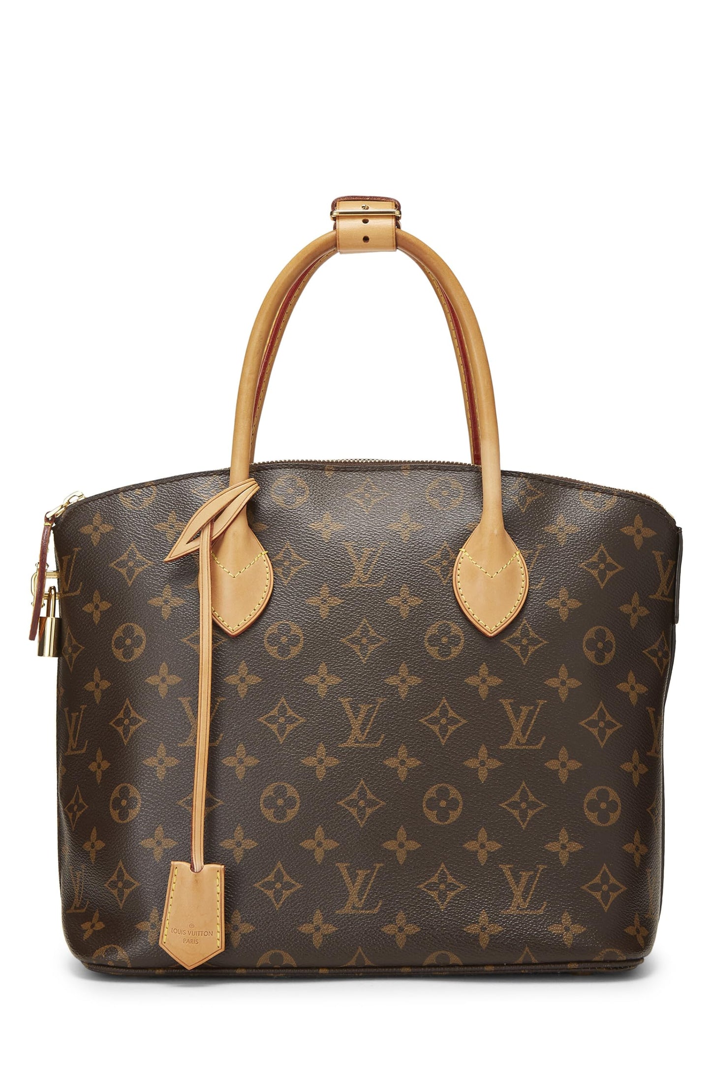 Louis Vuitton, Lockit PM NM de lona con monograma pre-amado, Marrón