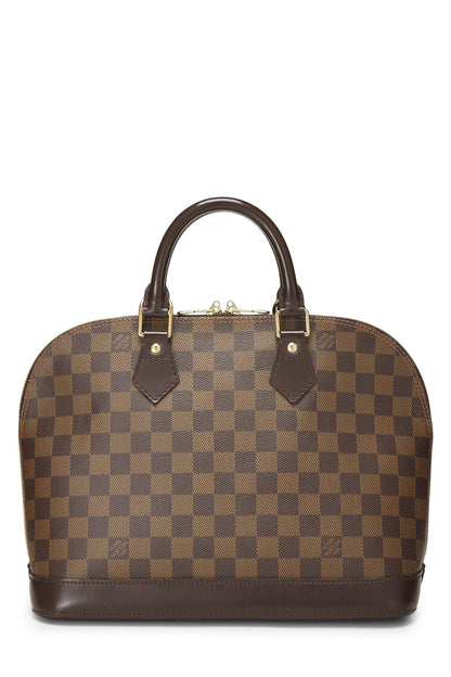 Louis Vuitton, Alma PM Damier Ebène d'occasion, marron