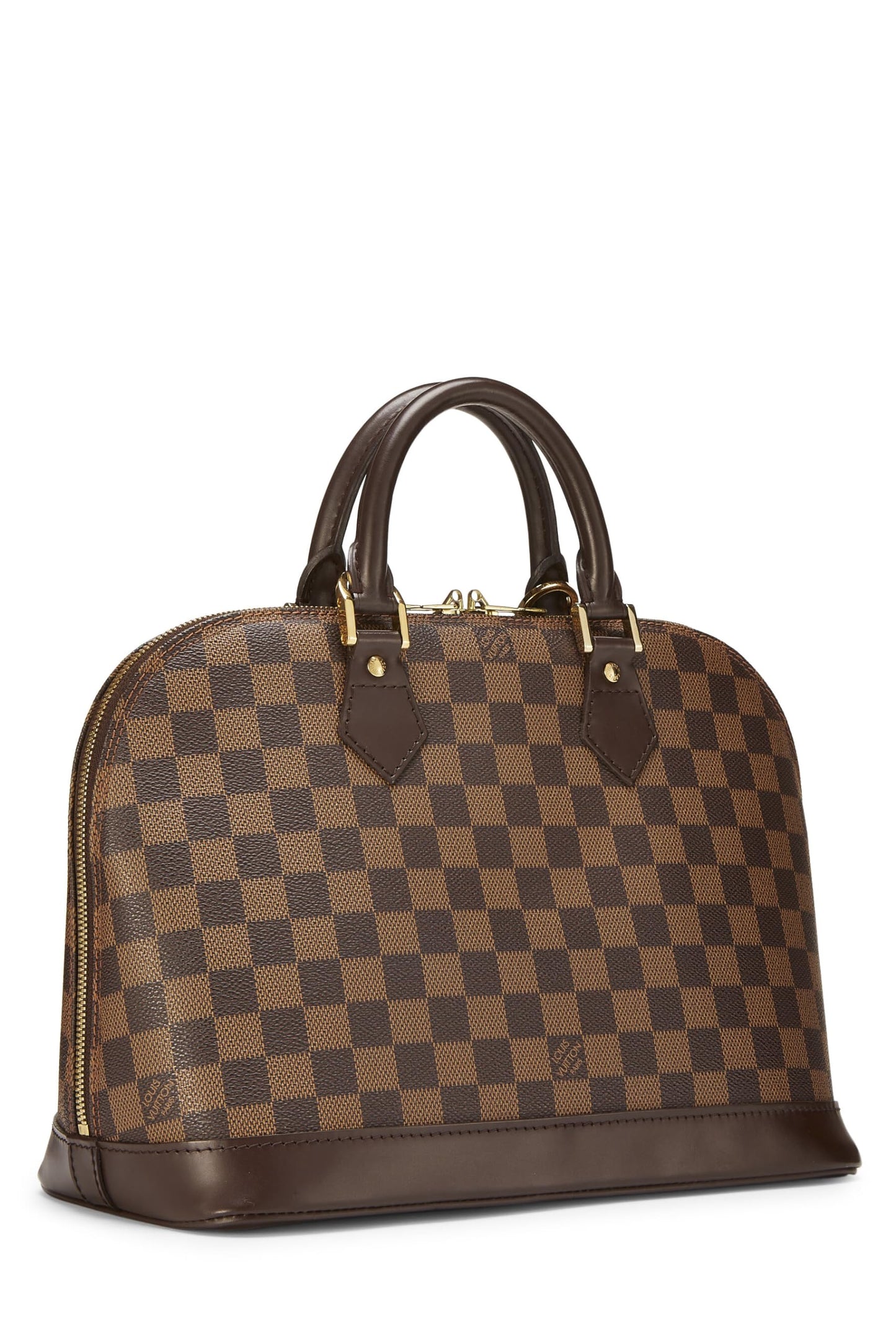 Louis Vuitton, Pre-Loved Damier Ebene Alma PM, Brown