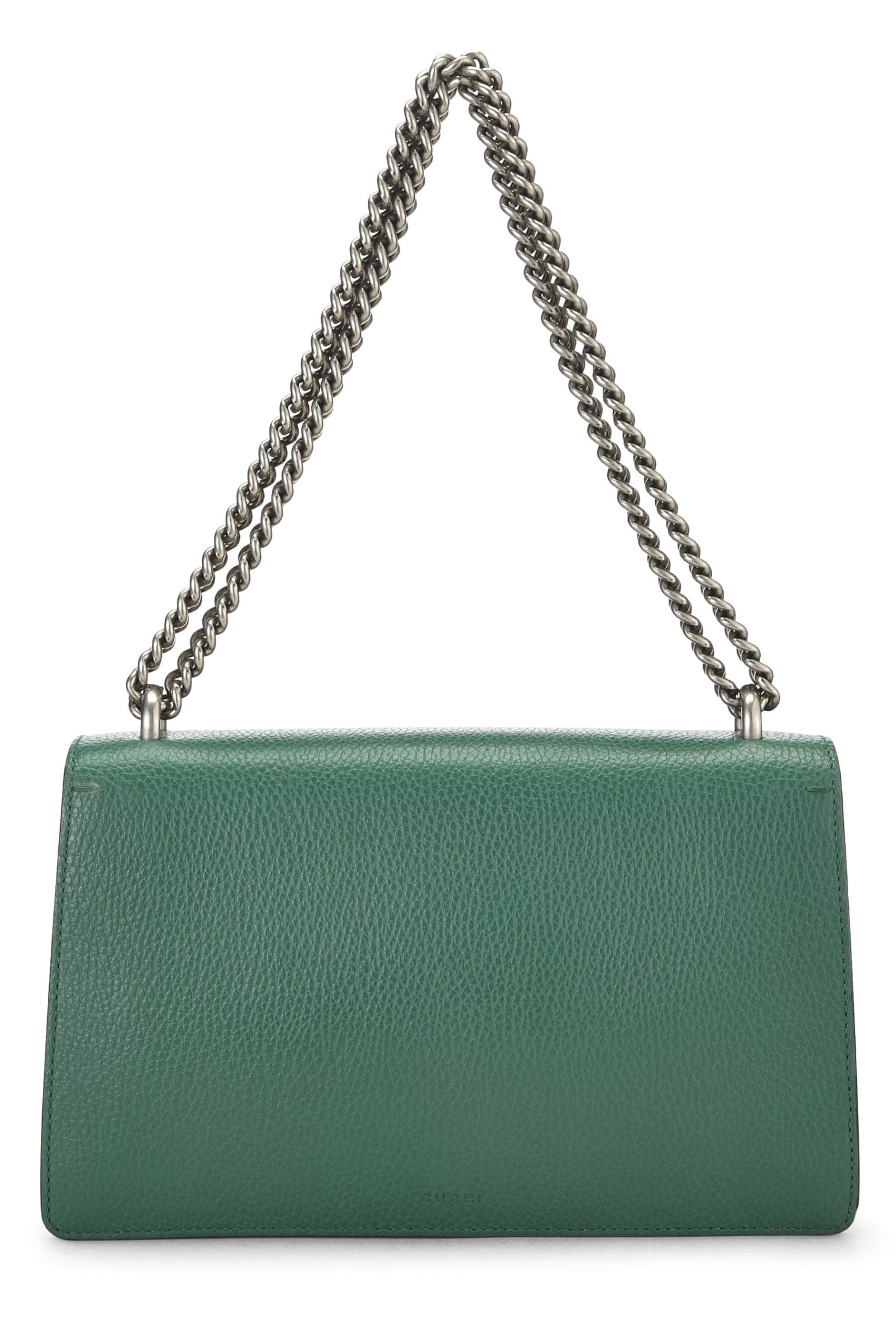 Gucci, Pre-Loved Green Leather Dionysus Shoulder Bag Small, Green