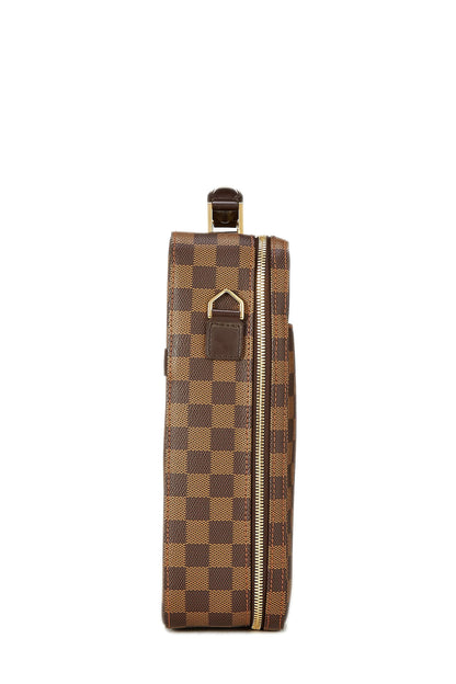 Louis Vuitton, Pre-Loved Damier Ebene Porte Ordinateur Sabana, Brown