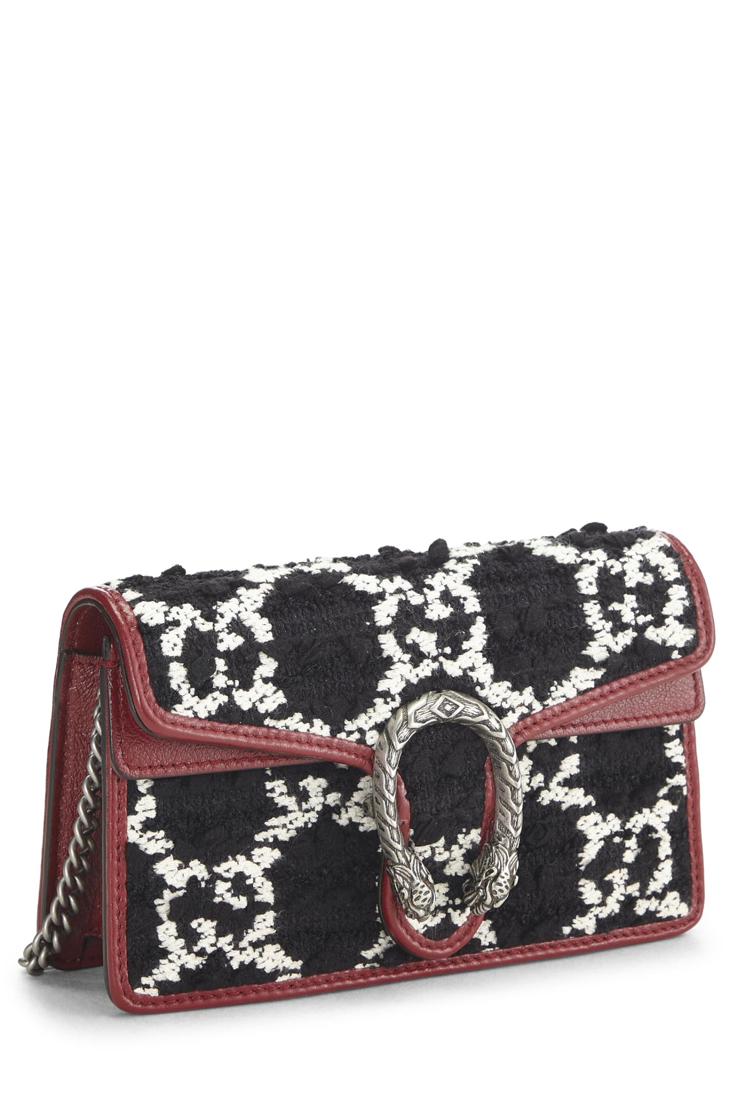 Gucci, Pre-Loved Multicolor Tweed Dionysus Crossbody Super Mini, Multi