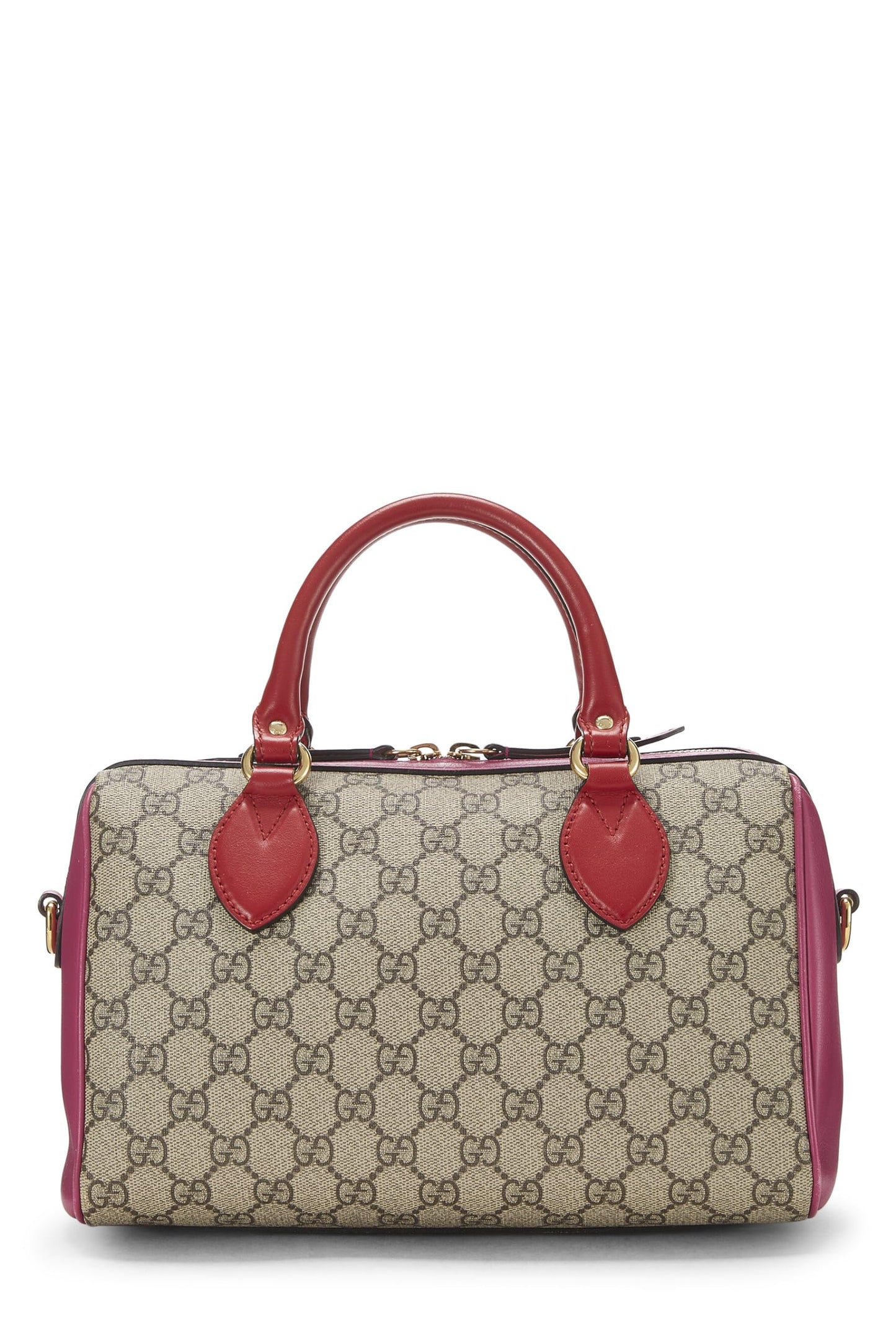 Gucci, sac à main Boston en toile suprême multicolore GG, petit modèle, d'occasion