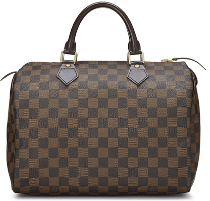 Louis Vuitton, Pre-Loved Damier Ebene Speedy 30, Brown