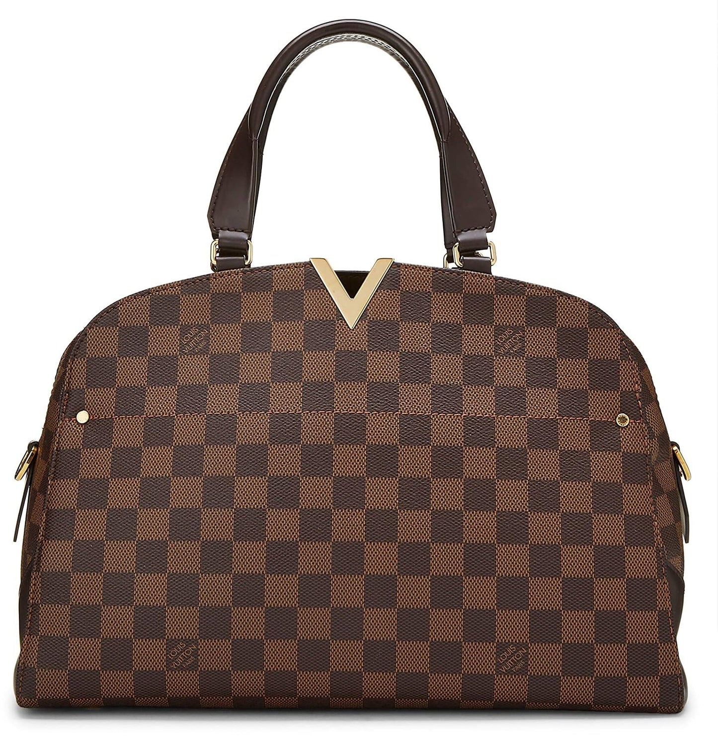 Louis Vuitton, Pre-Loved Damier Ebene Kensington Bowling, Brown