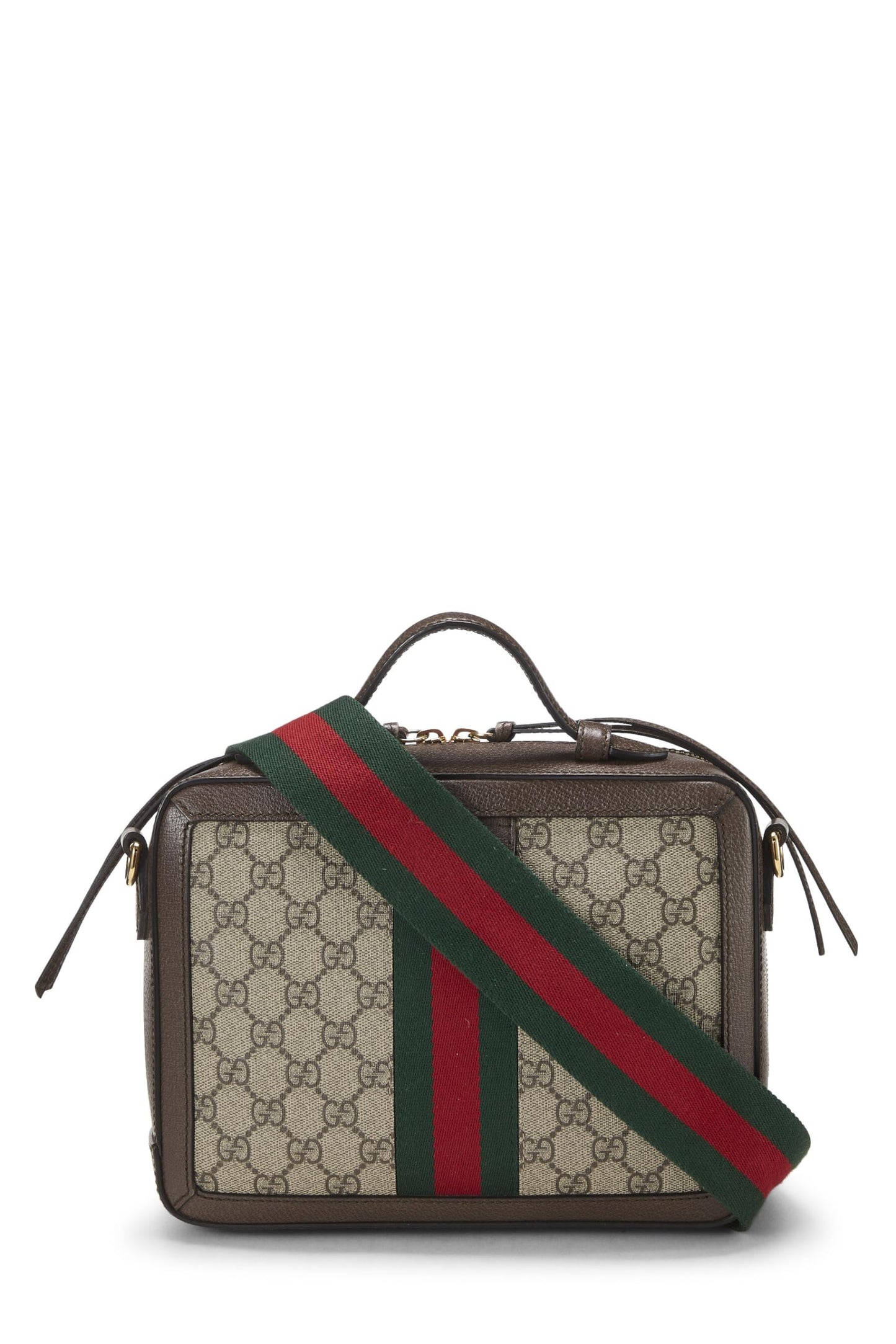 Gucci, Hombro mediano Ophidia con tela GG Supreme original Pre-Loved, marrón