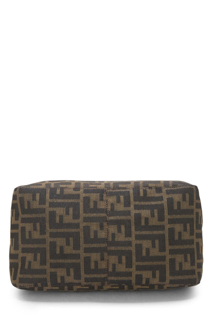 Fendi, sac à bandoulière en toile marron Zucca d'occasion, marron