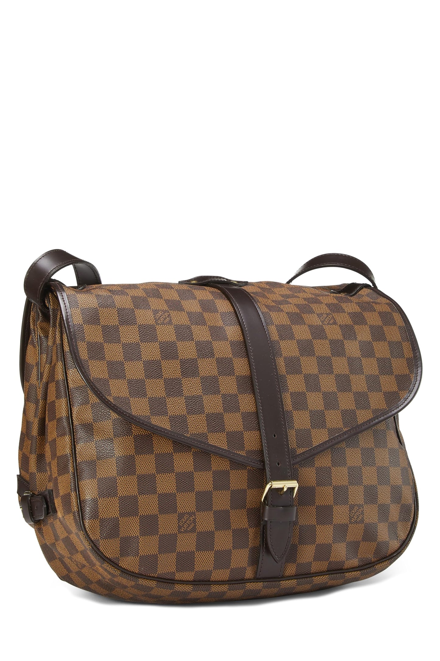 Louis Vuitton, Damier Ebene Saumur 35 pré-aimé, Marron