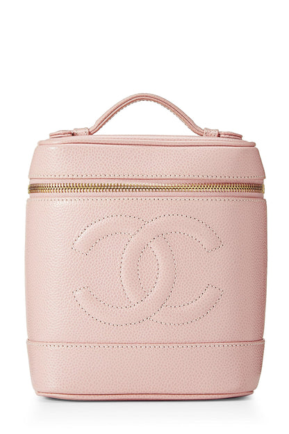 Chanel, Coiffeuse intemporelle Pink Caviar d'occasion, rose