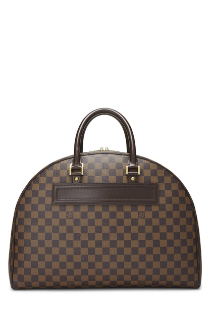 Louis Vuitton, Pre-Loved Damier Ebene Nolita XL, Brown