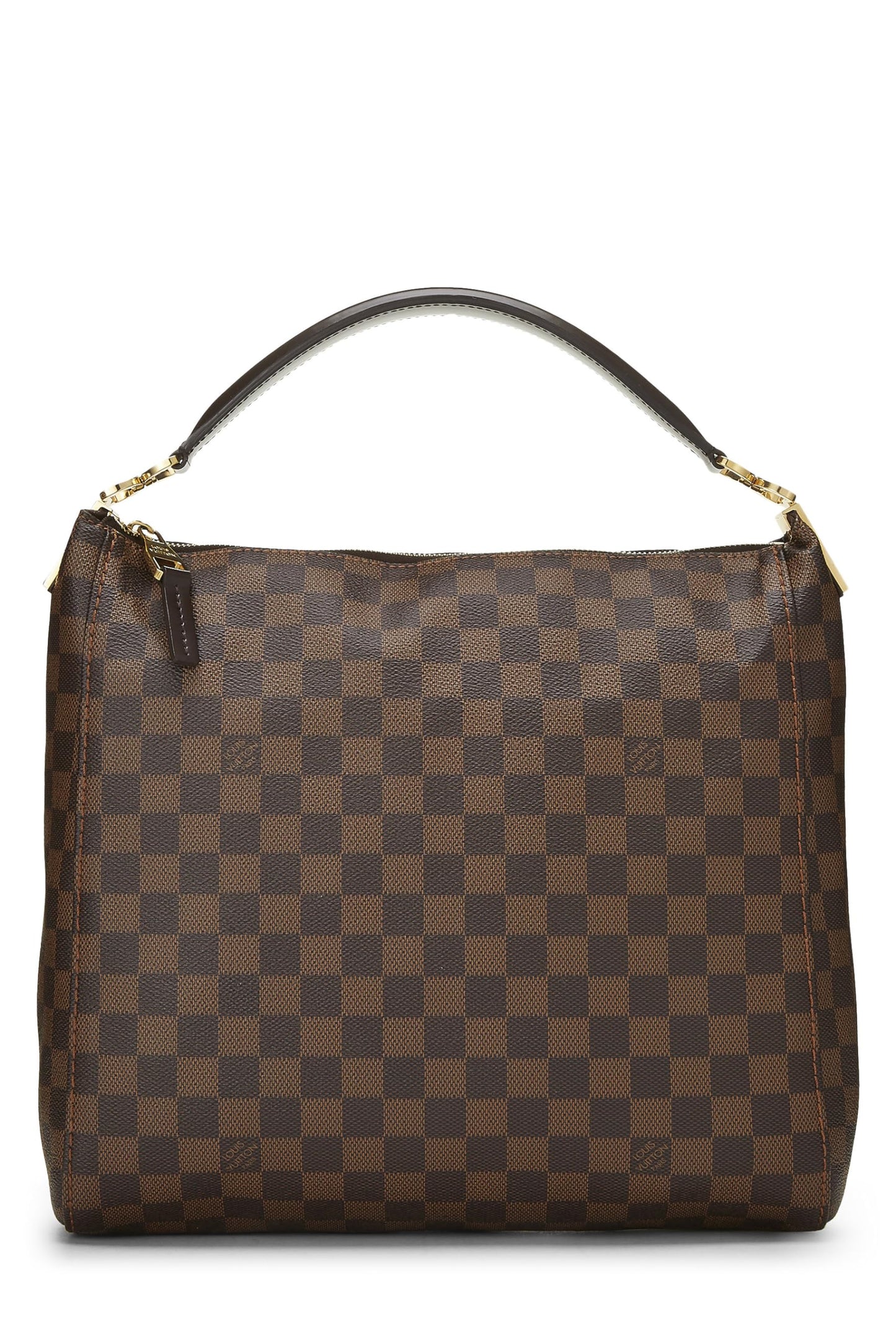 Louis Vuitton, Pre-Loved Damier Ebene Portobello PM, Marrón