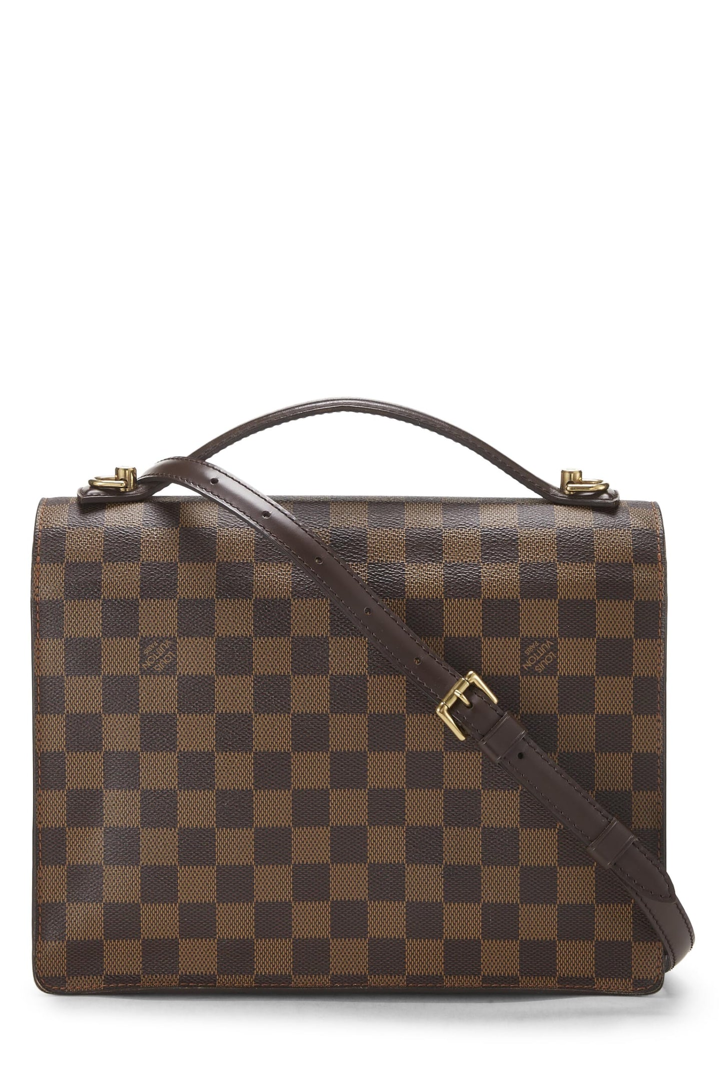 Louis Vuitton, Damier Ebène Monceau pré-aimé, Marron