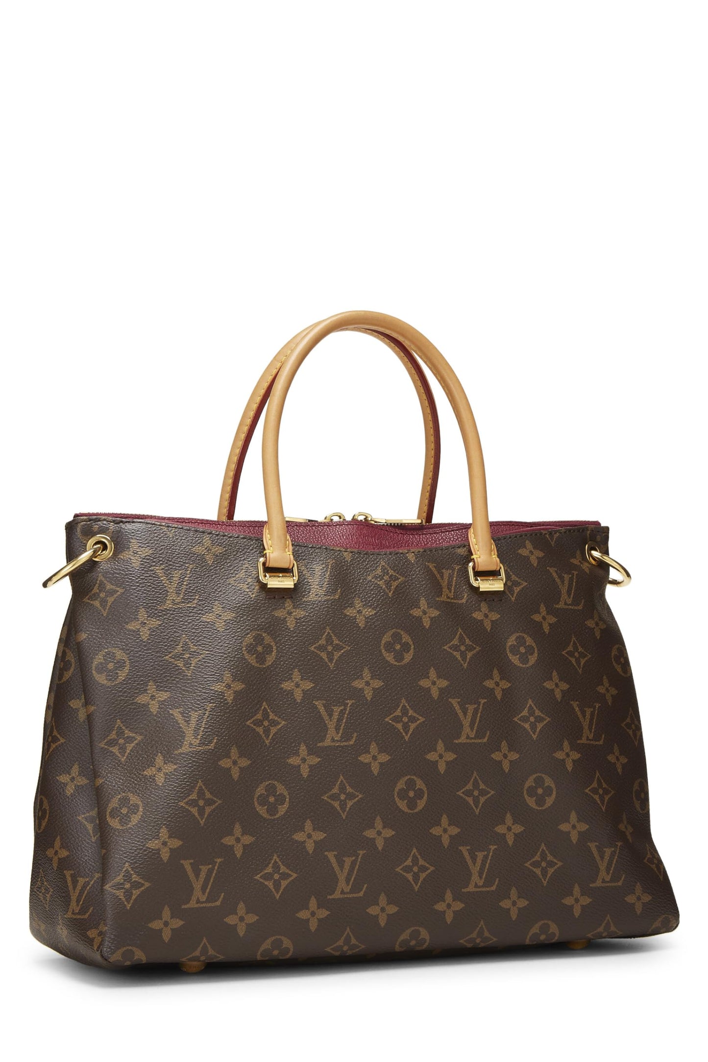 Louis Vuitton, Pallas en toile monogram bordeaux d'occasion, bordeaux