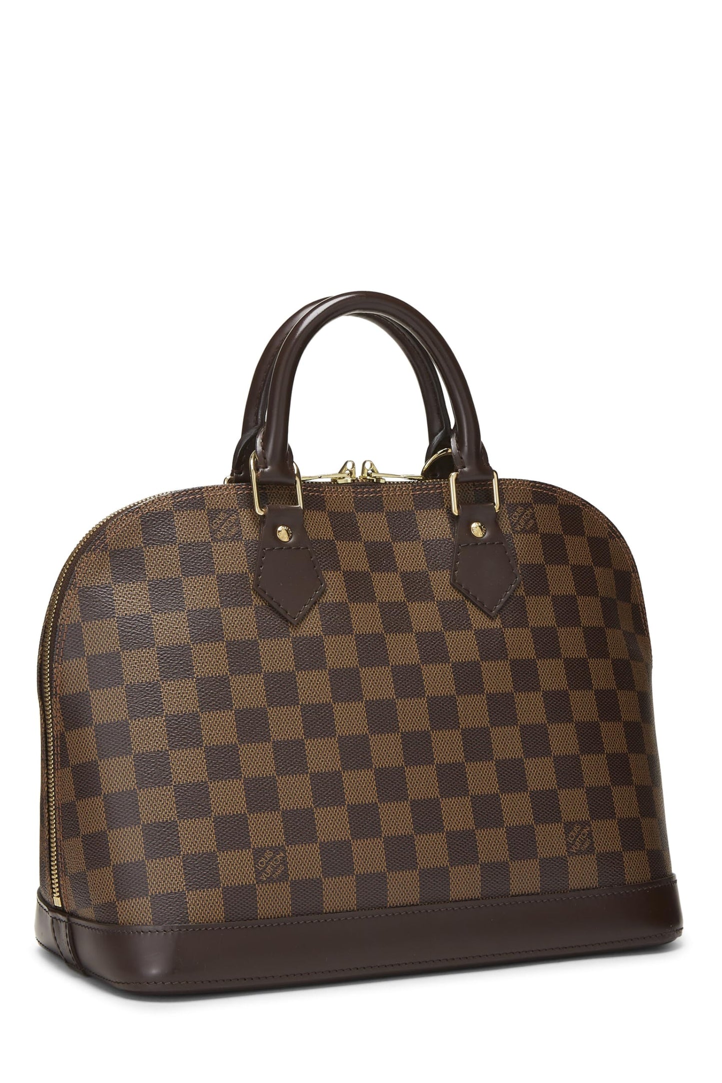 Louis Vuitton, Alma PM Damier Ebène d'occasion, marron