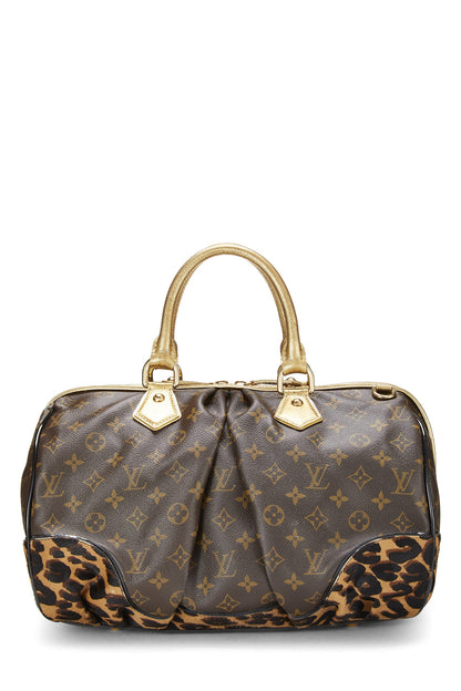 Louis Vuitton, Pre-Loved Stephen Sprouse x Louis Vuitton Monogram Canvas Leopard Stephen, Marrón