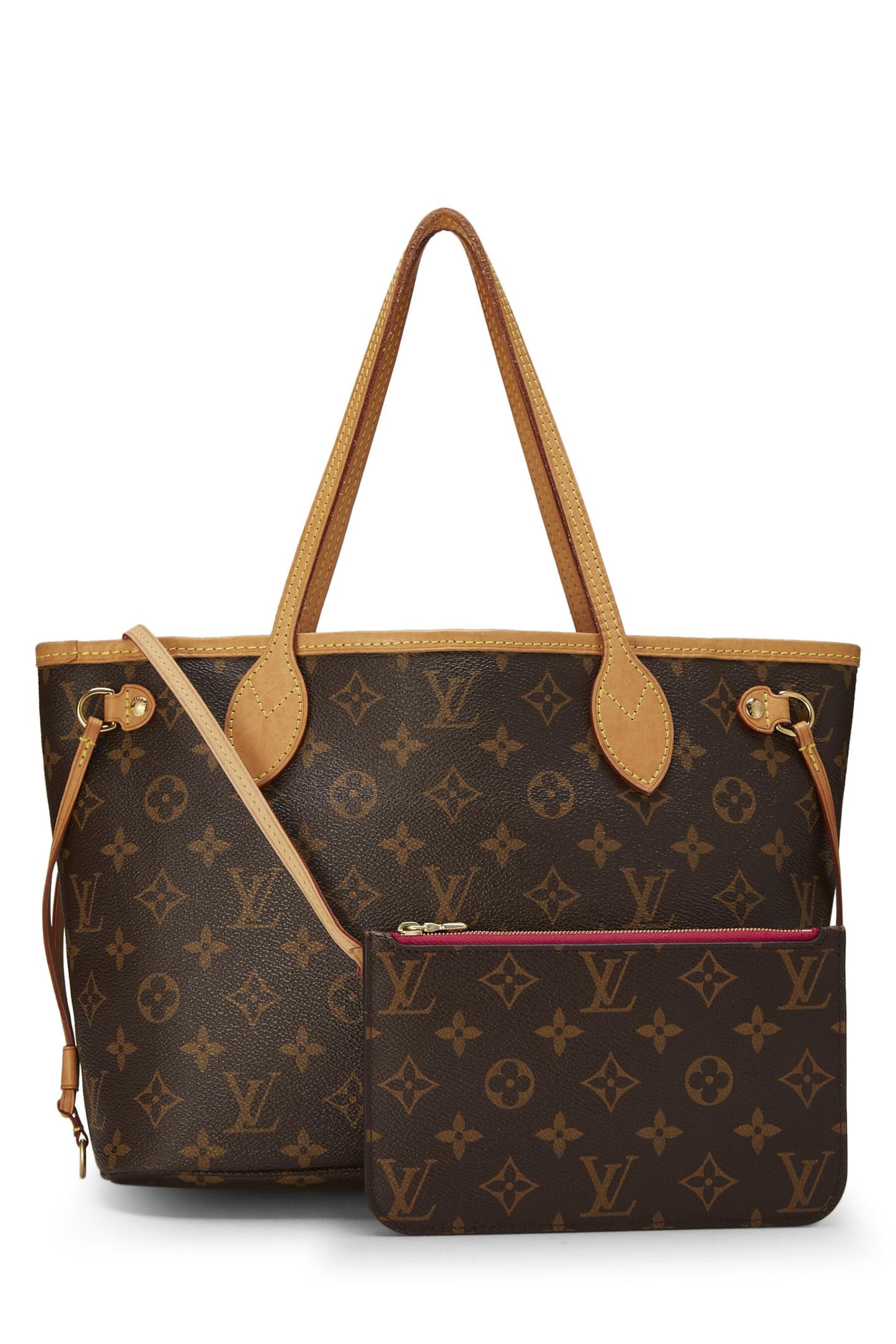 Louis Vuitton, Neo Neverfull PM en toile monogram rose d'occasion, rose