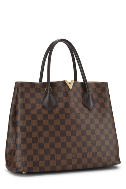 Louis Vuitton, Pre-Loved Damier Ebene Kensington, Marrón