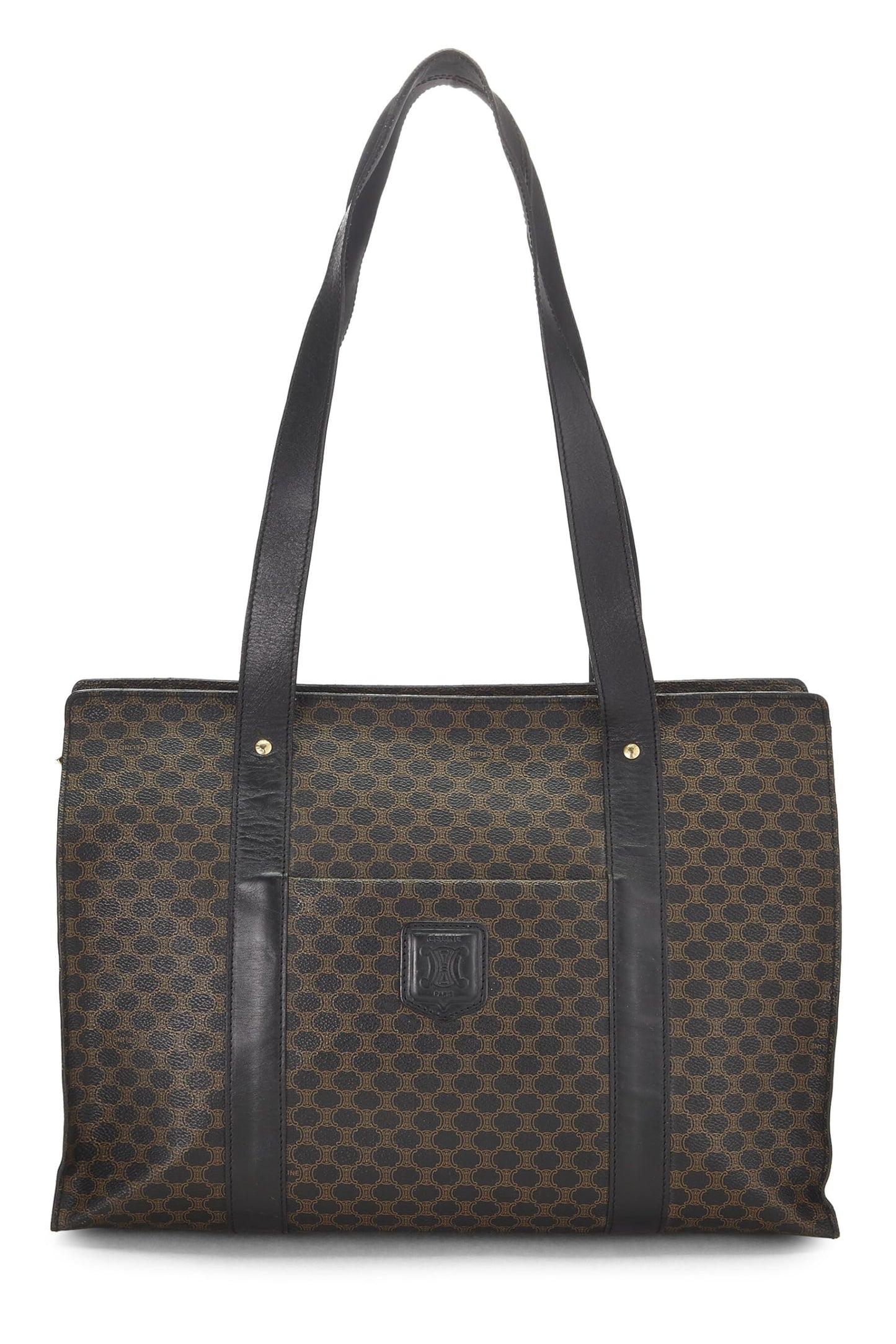 Céline, sac fourre-tout Macadam noir d'occasion, noir